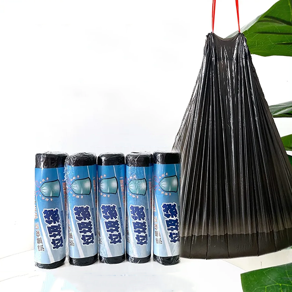 Túi đựng rác tự phân hủy có dây rút thông minh sạch sẽ