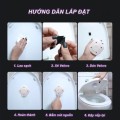 Máy tiệt trùng bồn cầu khử mùi, diệt khuẩn bằng tia UV