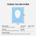 Set 50 miếng lót bồn cầu dùng một lần nhỏ gọn sạch sẽ