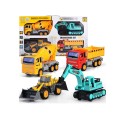 Trọn bộ 6 xe công trình cỡ lớn cho bé, thiết kế đẹp mắt