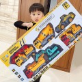 Trọn bộ 6 xe công trình cỡ lớn cho bé, thiết kế đẹp mắt