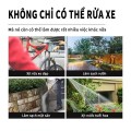Máy rửa xe mini 2 pin sạc cao cấp áp lực nước mạnh