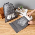 Túi đựng giày dép có dây rút chống bụi bẩn , Túi kích thước 36x27 (cm) - 10 túi