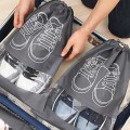 Túi đựng giày dép có dây rút chống bụi bẩn , Túi kích thước 36x27 (cm) - 10 túi