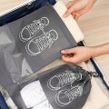 Túi đựng giày dép có dây rút chống bụi bẩn , Túi kích thước 36x27 (cm) - 10 túi