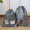 Túi đựng giày dép có dây rút chống bụi bẩn , Túi kích thước 36x27 (cm) - 10 túi