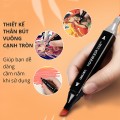 Bút dạ marker 2 đầu chuyên nghiệp màu sắc tươi sáng, 30 màu	