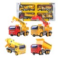 Bộ đồ chơi 4 loại xe ô tô công trình cỡ lớn cho bé