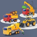 Bộ đồ chơi 4 loại xe ô tô công trình cỡ lớn cho bé