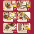 Đồ chơi nấu ăn mô phỏng nhà bếp có hiệu ứng đèn, âm thanh vòi nước cho bé