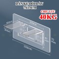 Miếng dán giá đỡ kệ gỗ treo tường, khung tranh, kệ tủ góc tường, móc dán ke góc chữ L kê ván, sàn chịu lực, Dán kệ đơn 6x6cm