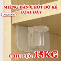 Miếng dán giá đỡ kệ gỗ treo tường, khung tranh, kệ tủ góc tường, móc dán ke góc chữ L kê ván, sàn chịu lực, Dán kệ đơn 6x6cm