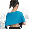 Khăn lạnh thể thao đa năng thấm hút mồ hôi, mát lạnh, Màu hồng đậm