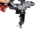 Ê tô kẹp bàn mâm xoay 360 độ mini cao cấp, Ê tô mở miệng 5cm (AK-6275)