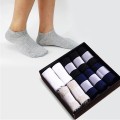 Hộp 10 đôi tất nam nữ khử mùi hôi chân hiệu quả, Hộp 10 đôi tất cổ thấp	