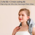 Máy massage cổ vai gáy 6D kết hợp chườm nóng hồng ngoại đa năng