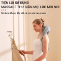 Máy massage cổ vai gáy 6D kết hợp chườm nóng hồng ngoại đa năng