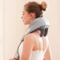 Máy massage cổ vai gáy 6D kết hợp chườm nóng hồng ngoại đa năng