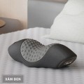 Gối massage cổ vai gáy cao su non kết hợp mát xa và sưởi ấm, Màu xám