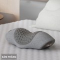 Gối massage cổ vai gáy cao su non kết hợp mát xa và sưởi ấm, Màu xám