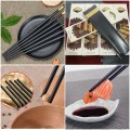 Sét 3 hộp đũa kháng khuẩn mạ vàng phong cách sang trọng