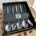 Hộp 5 thìa inox cán dài thiết kế cao cấp