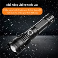 Đèn pin mini siêu sáng cầm tay chống nước 5 chế độ sáng, Pin18650 1200mah	