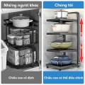 Giá để xoong nồi 4 tầng Kalpen có thể điều chỉnh độ cao
