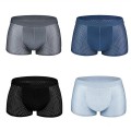 Hộp 4 quần lót nam boxer thun lạnh cao cấp có lỗ thoáng khí, Size XL