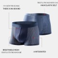 Hộp 4 quần lót nam boxer thun lạnh cao cấp có lỗ thoáng khí, Size XL