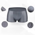 Hộp 4 quần lót nam boxer thun lạnh cao cấp có lỗ thoáng khí, Size XL
