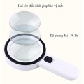 Kính lúp cầm tay zoom 30X có đèn led tiện dụng