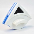 Dụng cụ lau kính 2 mặt hít nam châm tam giác tặng kèm bông lau, Kính dày từ 3 - 8 mm	