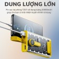 Pin sạc dự phòng 20.000mAh trong suốt hỗ trợ sạc nhanh tích hợp đèn led