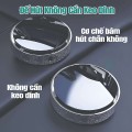 Bộ 2 gương cầu lồi xoay 360 mini, đế hút kính gắn gương hậu ô tô