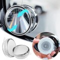 Bộ 2 gương cầu lồi xoay 360 mini, đế hút kính gắn gương hậu ô tô
