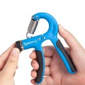 Kìm bóp luyện lực tay tập thể dục có lò xo điều chỉnh lực, Màu xanh