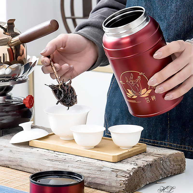 Hộp đựng trà cao cấp chống bám vân tay chống ẩm cao cấp