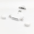 Đầu đọc thẻ nhớ TF, SD đa năng tích hợp 3 cổng Type C, Lightning, USB