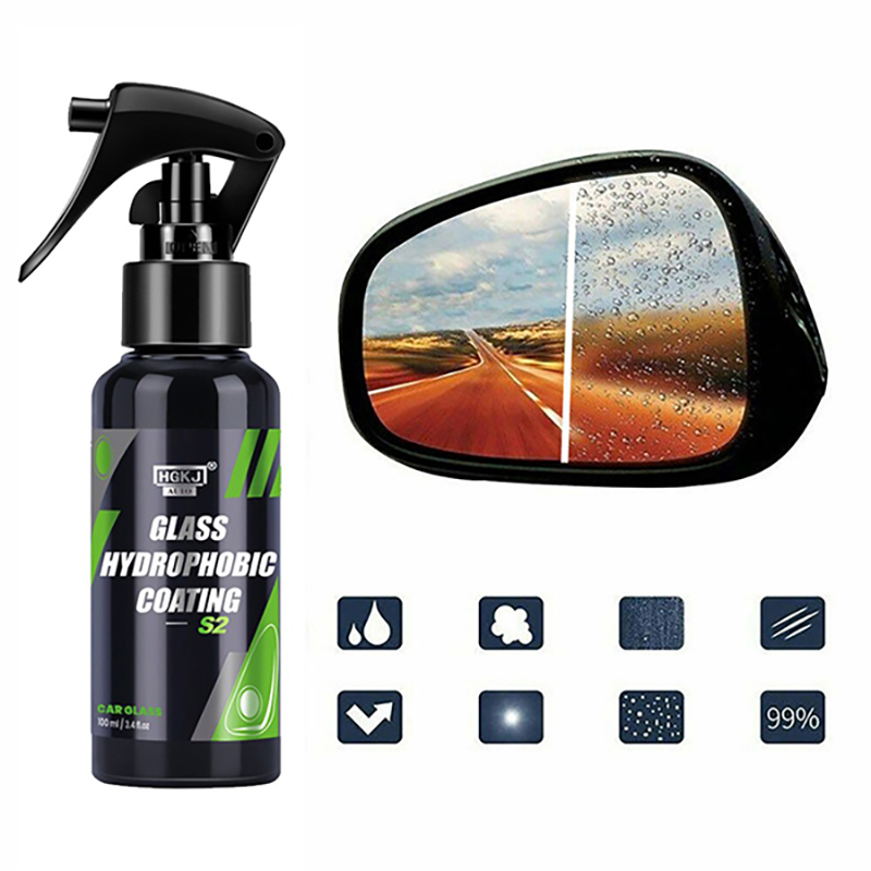 Xịt phủ bảo vệ kính ô tô kỵ nước nano