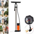 Bơm xe đạp, xe máy có đồng hồ đo áp suất thiết kế đẹp, dễ sử dụng