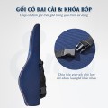 Gối tựa lưng Ema chống đau mỏi thắt lưng thư giãn cho dân văn phòng, Màu đen