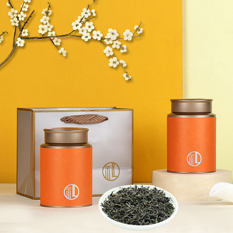 Hộp đựng trà, chè, đồ khô bằng thép không gỉ đựng 200gr