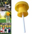 Dụng cụ bẫy ruồi vàng đục bông trái thế hệ mới linh hoạt tiết kiệm, Combo Nắp + 1 lọ tinh dầu