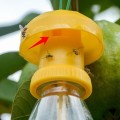 Dụng cụ bẫy ruồi vàng đục bông trái thế hệ mới linh hoạt tiết kiệm, Combo Nắp + 1 lọ tinh dầu