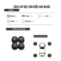 Cảm biến áp suất lốp ô tô gắn van ngoài có màn hình led hiển thị