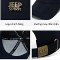 Mũ lưỡi trai Jeep Spirit form cứng, chất liệu cao cấp, Màu be
