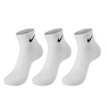 Tất vớ thể thao nam nữ hàng dệt kim cao cấp (Set 5 đôi), Màu trắng - Cổ cao