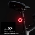 Đèn gắn yên xe đạp thông minh, chống nước, kết nối cổng sạc USB