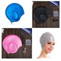 Mũ bơi bảo vệ tóc chất liệu silicone đàn hồi, thiết kế thời trang, Mũ thường